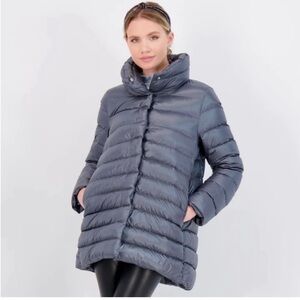 COTES OF LONDON Chelsea A Frame Jacket in Petrol